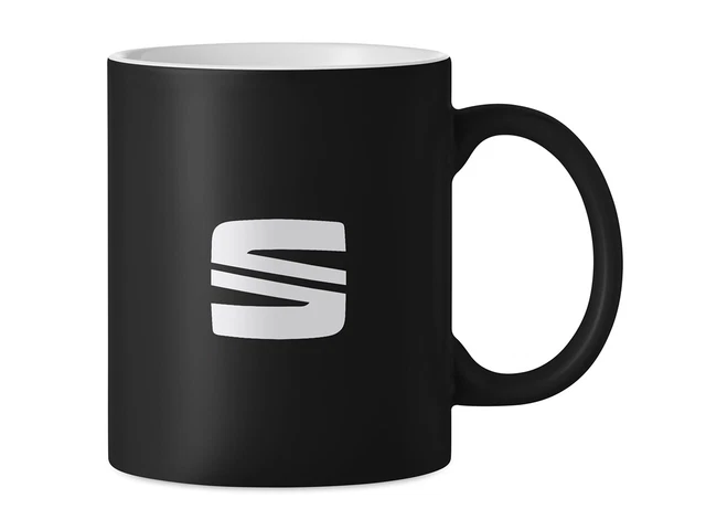 Original Seat Tasse, schwarz Kaffeetasse Kaffeebecher