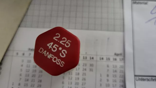 Ugelli bruciatore a olio Danfoss, 2,25 45° S risoluzione domestica!