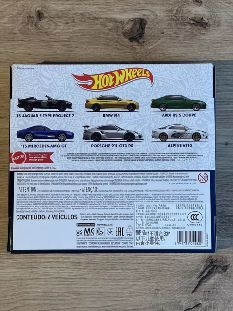 Hotwheels 6 Pack Euro Exotics 2