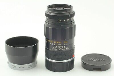 N MINT Leica Leitz Elmarit M 90mm f/2.8 schwarz Objektiv 1st Faust Version aus Japan 2