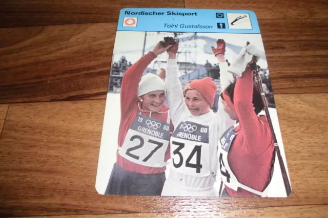 TOINI GUSTAFSSON / Nordischer Skisport -- Editions Rencontre S.A. Lausanne 1977