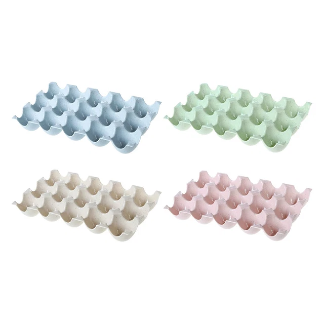 Lot De 25 Boîtes à œufs En Carton 6 Places - Empilables, Recyclables - Pour Rangement, Transport, Marché - 15x11x17,6 Cm