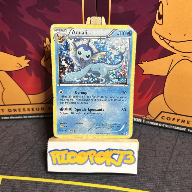 Aquali 3/12 Holo Pokemon Cards. 2013 Mac Donald's. Fr
