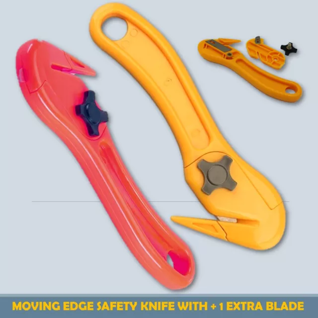 Safety Knife Moving Edge Box Opener Tape Cutter Shrink Wrap Knives Film Slitter