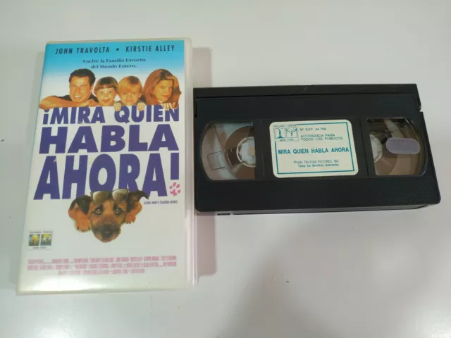 Look Who Talk Now John Travolta - VHS Film Espagnol