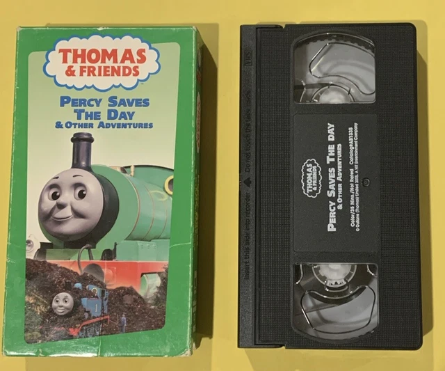 VHS TESTED THOMAS & Friends Percy Saves The Day & Other Adventures Rare ...