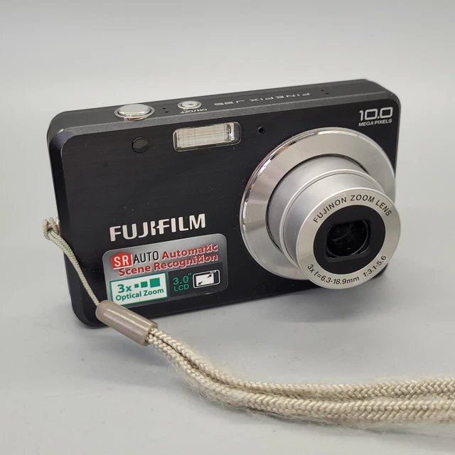 Fujifilm FinePix J25 10,0 megapixel fotocamera digitale compatta testata nera 9