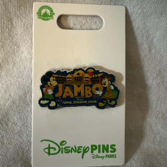 Disney Pin - WDW - Mickey and Minnie - Animal Kingdom Lodge Jambo House