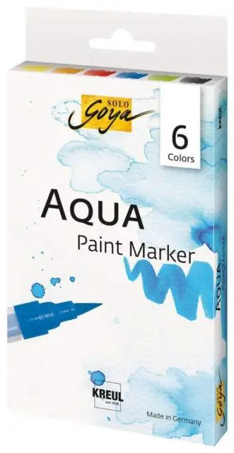 Solo Goya Aqua Paint Marker 6er Set