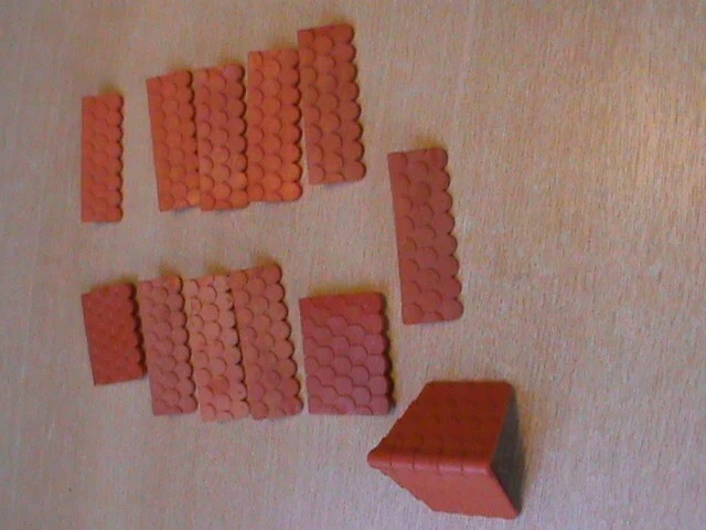 Lot elements de construction maison musee medieval Playmobil 10