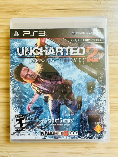 Uncharted 2: Among Thieves (Sony PlayStation 3, 2009) - AUTOGRAPHED/SIGNED