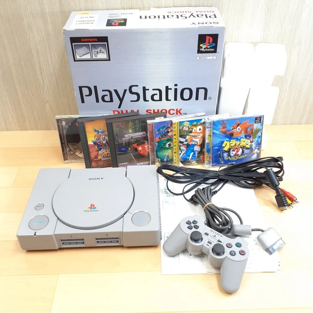 Console Sony PlayStation 1 – PS1 SCPH-9002 – PAL – Gris – Occasion (France)