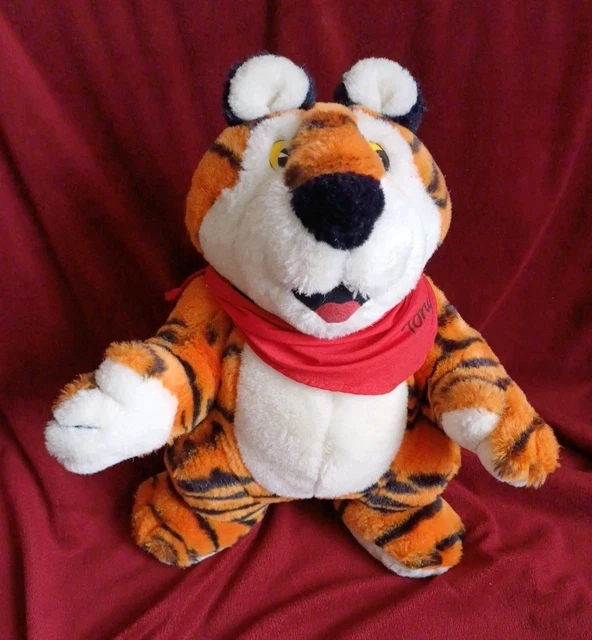TONY THE TIGER Kelloggs Frosted Flakes Plush Action Figure Doll They're