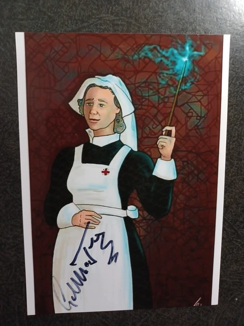 GEMMA JONES As MADAM POPPY Hand Signed Autograph  4X6  Photo- HARRY POTTER