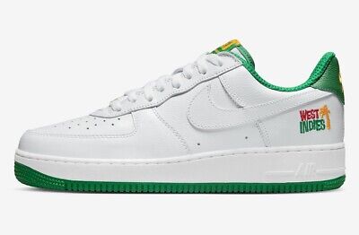 Nike Air Force 1 Low Retro QS West Indies White Green 2022 Mens DX1156-100 NEW