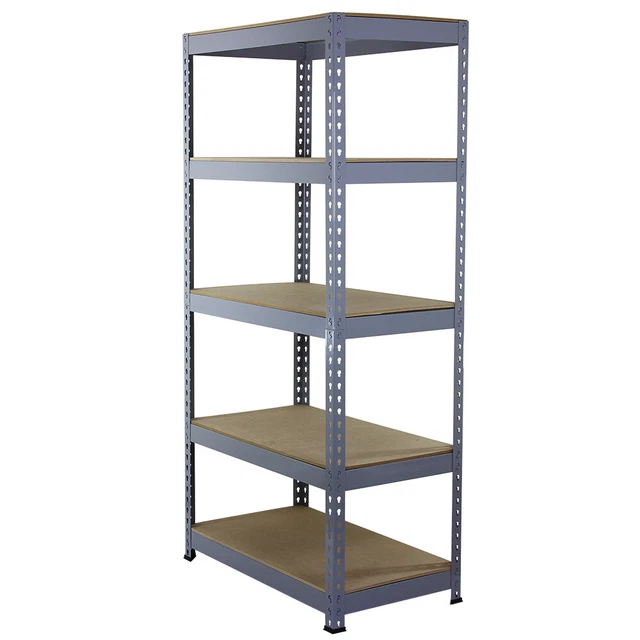 1 vano scaffalatura 90 cm scaffali garage magazzino unità scaffalatura acciaio 5 livelli