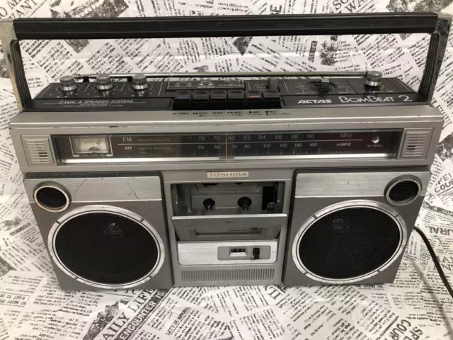 Toshiba Rt-8160S Actas Bombeat2 Radio Cassette Player Junk for Parts Untested