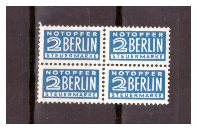 Notopfer Berlin  Block postfrisch