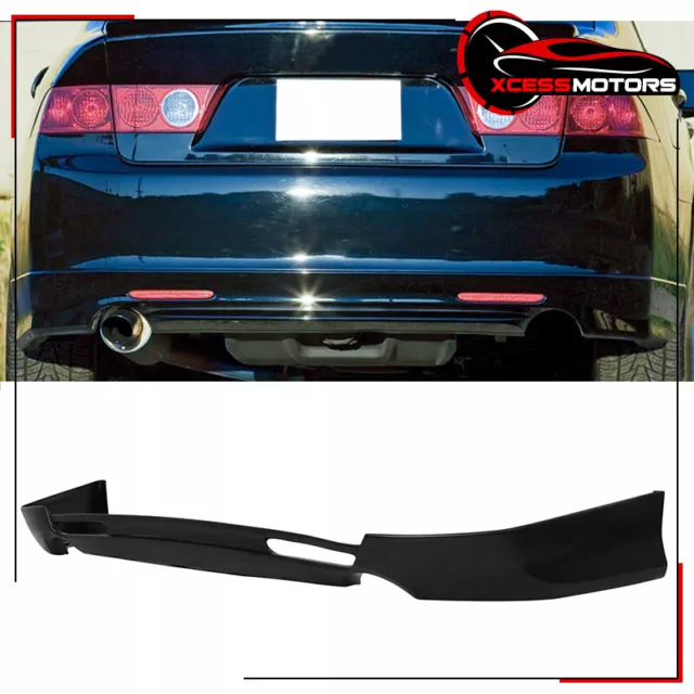 Fits 04-05 Acura TSX OE Factory Style Rear Bumper Lip Splitters Unpainted PU