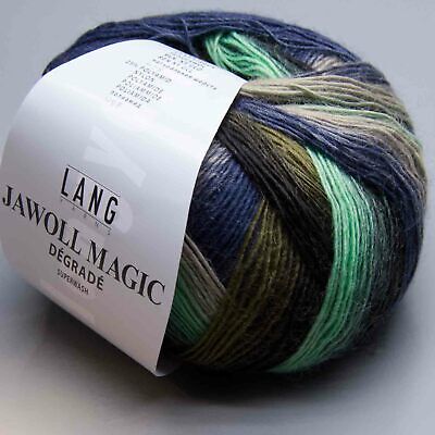 0007 Gr Jawoll Magic Dégradé - 100 G/circa 400 m lana Colore: Viola/fucsia/Beige 