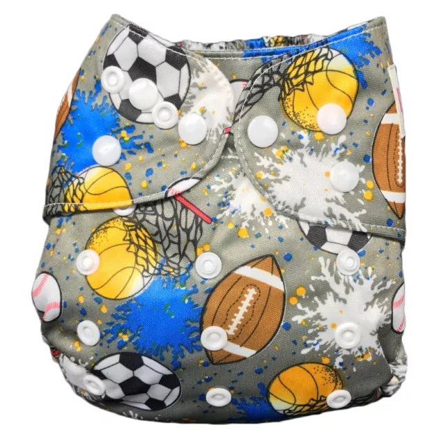IXYVIA Baby Cloth Diapers Resizable Adjustable Washable Pocket Nappies #2