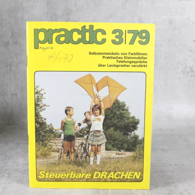DDR Zeitschrift Practic Heft 3/79 Modellbau Basteln FDJ Inhaltsverzeichnis Foto