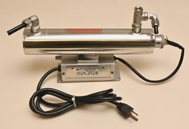 Purificador de agua UV 316 acero inoxidable 1508 Glasco Systems G-2