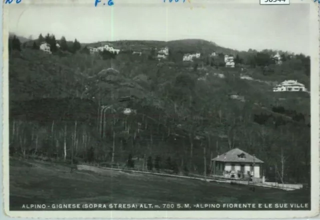 90944  - CARTOLINA d'Epoca - NOVARA Provincia  - ALPINO - GIGNESE 1954