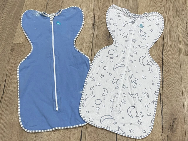2 x Love To Dream Swaddle Schlafsäcke 1 Tog Medium