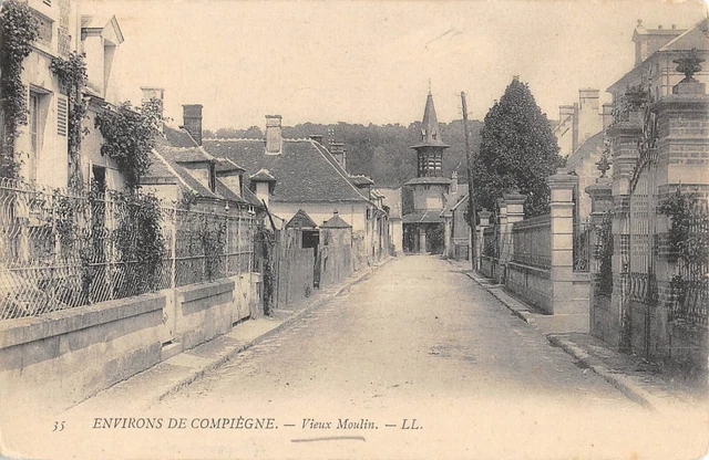 Cpa 60 Env. Compiegne / Old Mill