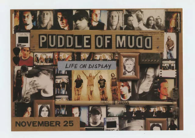 Puddle of Mudd Postcard Life on Display Album Promotion Flawless Records 2003