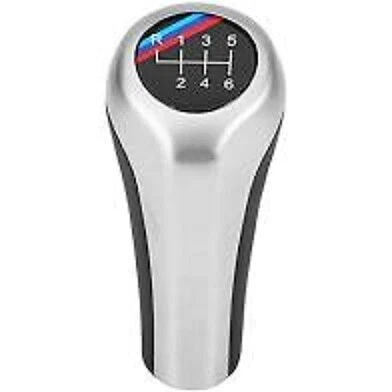 Pomo De Cambio Manual M Power Cromado Para BMW Serie 1, 3, X1, X3, X5 - Modelos E87, E90, Etc.