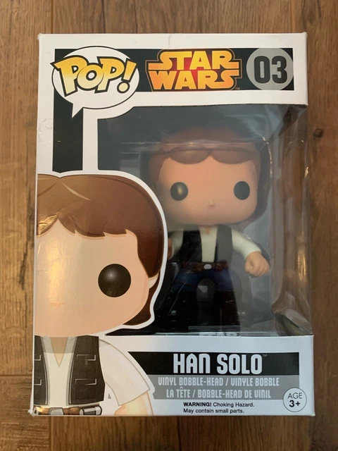Funko Pop Star Wars Han Solo #03 Retired Vaulted Black Box