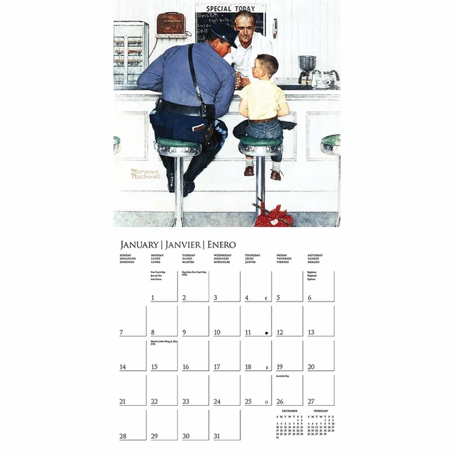 norman-rockwell-the-saturday-evening-post-calendar-2024-art-month