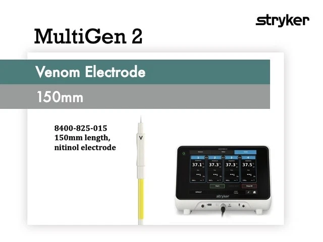 Stryker MultiGen 2 (MG2) 150mm/15cm Venom Radiofrequency Probe 8400-825-015