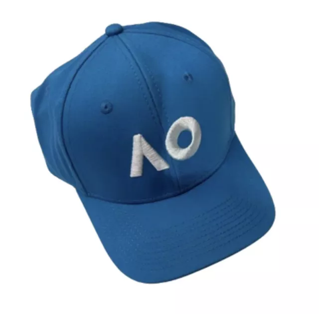 Australian Open AO Tennis Embroidered Turquoise Blue Cap. Free Postage