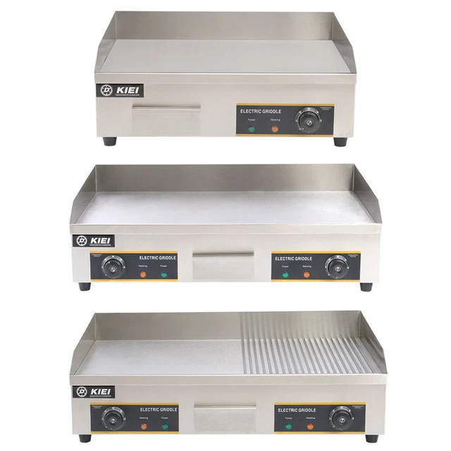 COMMERCIAL ELECTRIC GRIDDLE Kitchen Hotplate Countertop Plancha BBQ