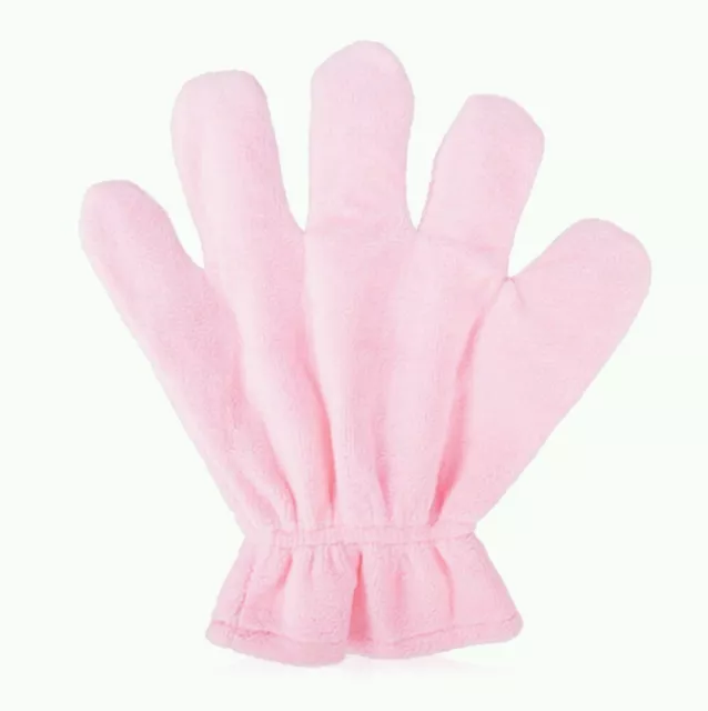 FANTCEN Dry Hair Glove Microfiber Drying Glove Pink Fast Drying Towel Super