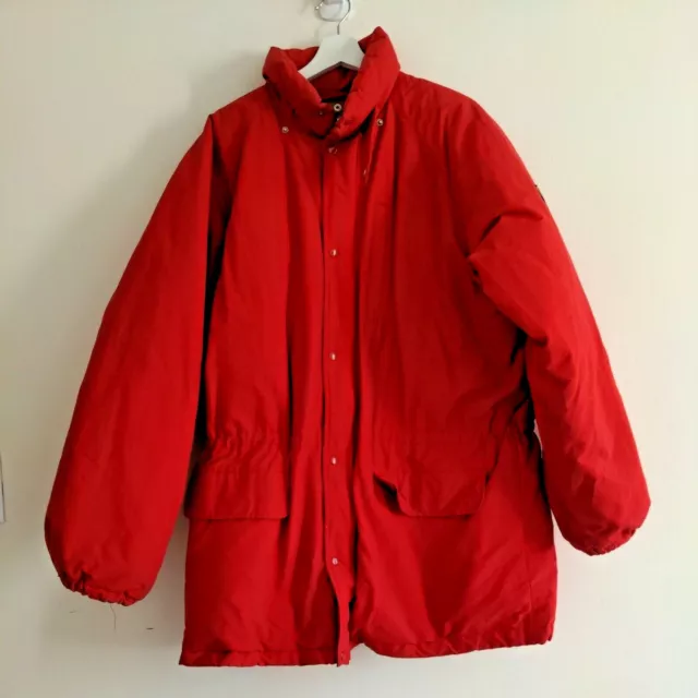 Vtg 90s Polo Ralph Lauren Suicide Ski Down Red Puffer Coat Jacket Sz XL no hood