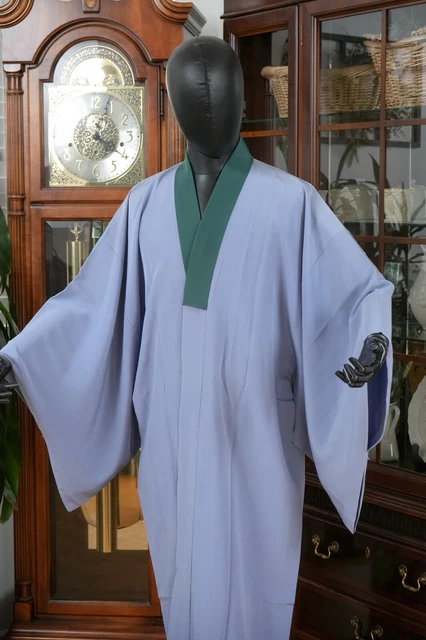 Dear Vanilla Japanese Juban Undergown Men's Kimono Authentic Vintage Japan Mint 2