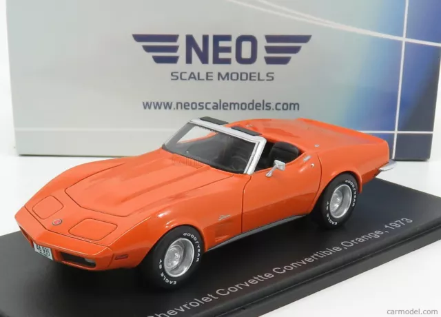 1/43 Neo Scale Models - Chevrolet - Corvette C3 Cabriolet Spider 1973 (856)