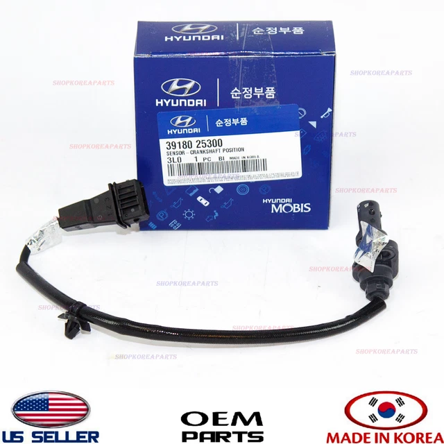 GENUINE CRANKSHAFT POSITION Sensor OEM for Various Hyundai Kia See