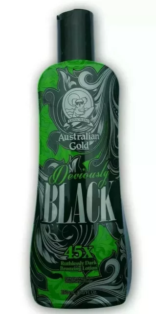 Australian Gold/Deviously Black 250ml/Solariumkosmetik/Bräunungslotion