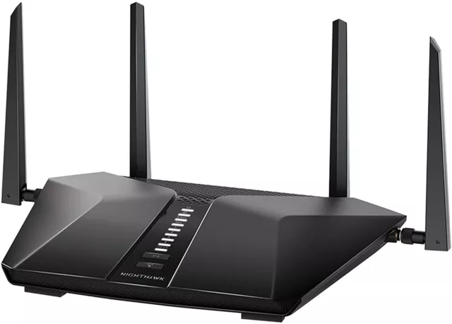 NETGEAR RAX43 WiFi 6 Router AX4200 (5 Streams mit bis zu 4,2 GBit/s, Nighthawk W