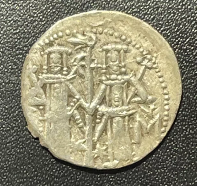 Bulgaria ND (1185-1396) Grosh Silver Coin: Ivan Alexander / Mikhail