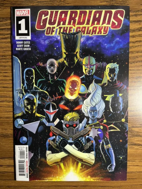 Guardians Of The Galaxy 1 Nm/Nm+ 1St Team App Of The New Gotg Marvel 2019 L