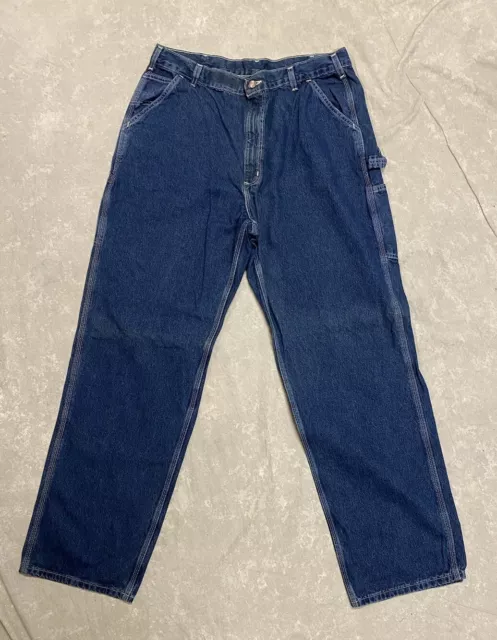 #138 CARHARTT 40X34 Carpenter Jeans Waist Measures 38” Loose Original ...