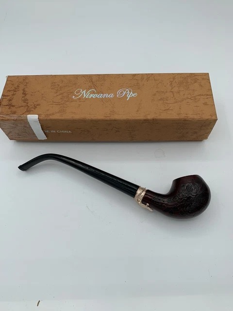 Nirvana Smoking Pipe With Box , Gecko / Lizard On Band.  Good Condition