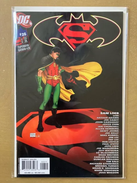 Superman/Batman (2003 Series) #26 Michael Turner Robin Cover- Vf+/Nm-