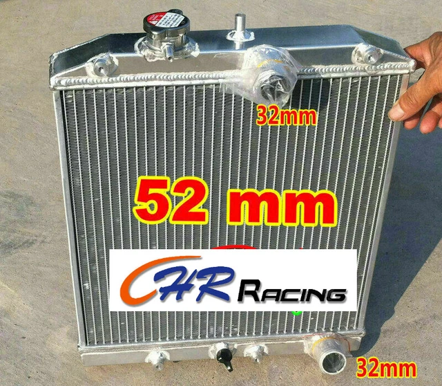 Custom B18 Radiator 52MM RADIATORE ALLUMINIO per Honda Civic Del Sol CRX EJ/EK B16 B18 1992 ...